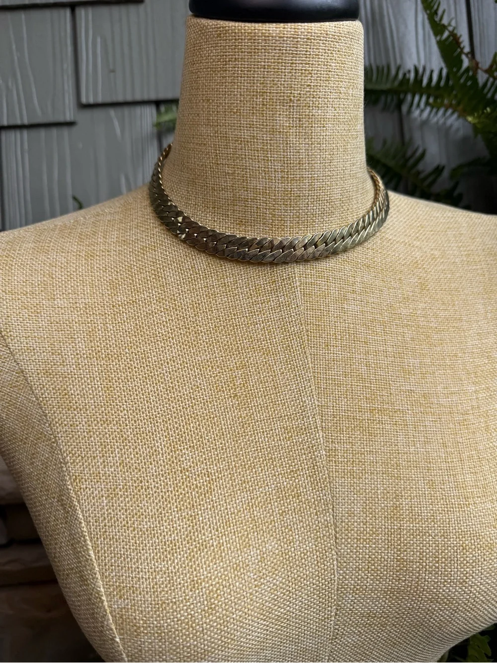 New🌟Free People-Gold Herringbone Choker Necklace - Women Jewelry